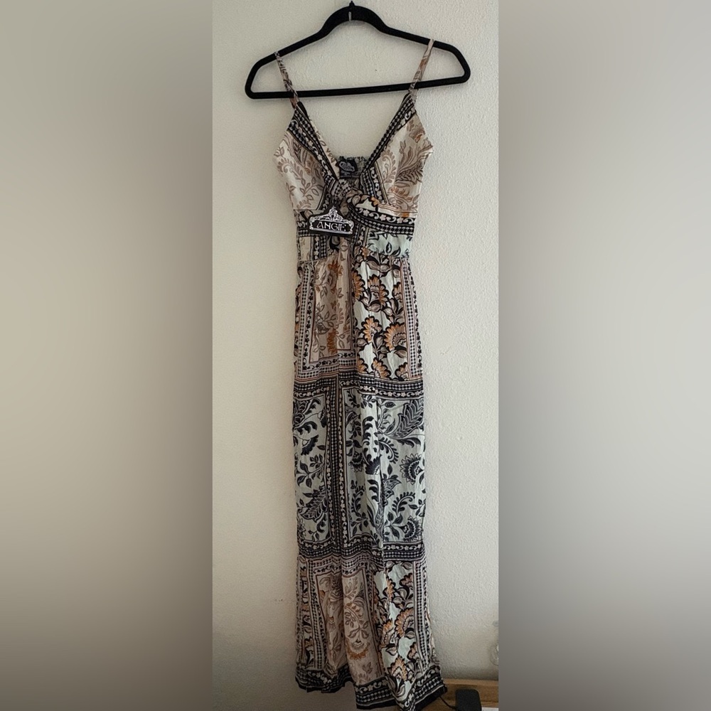 Angie Bohemian Patterned Dress